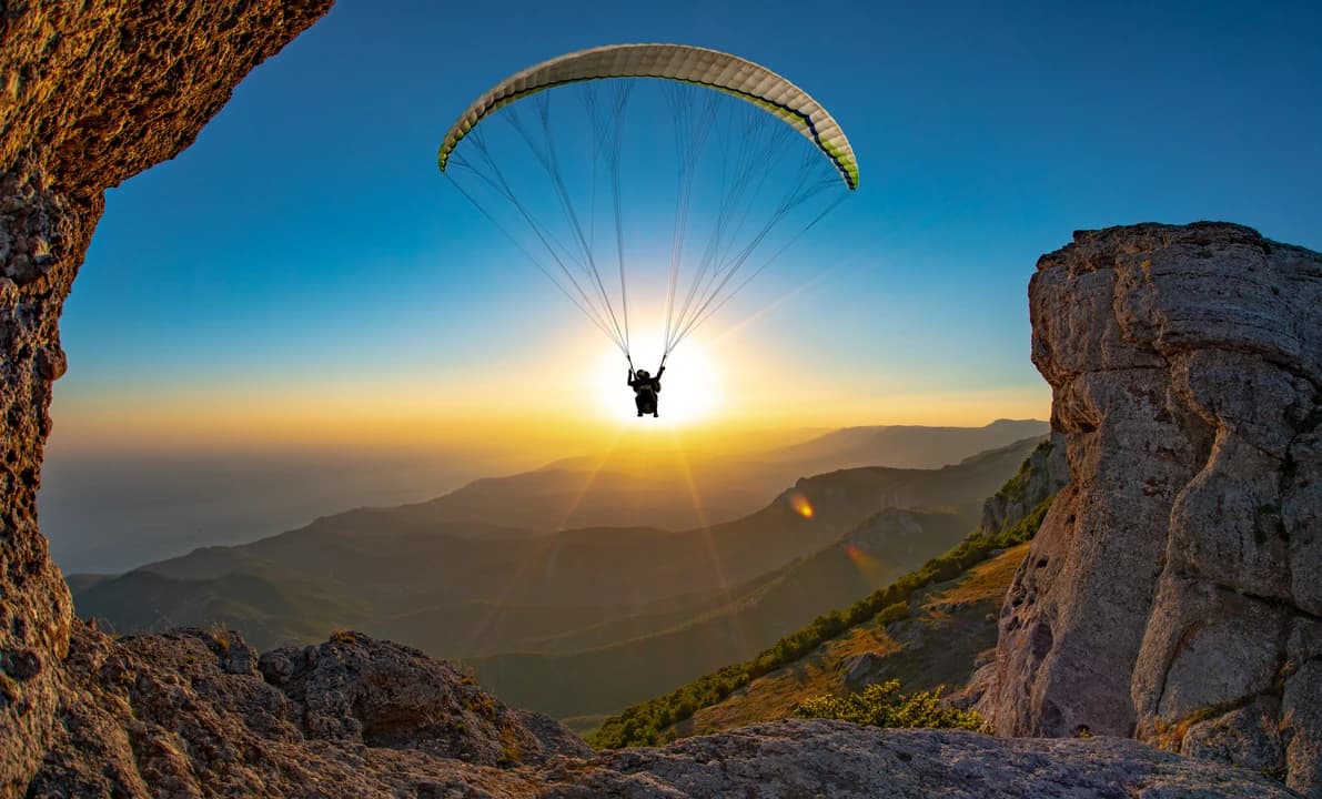 Soar Above Megève with Paragliding