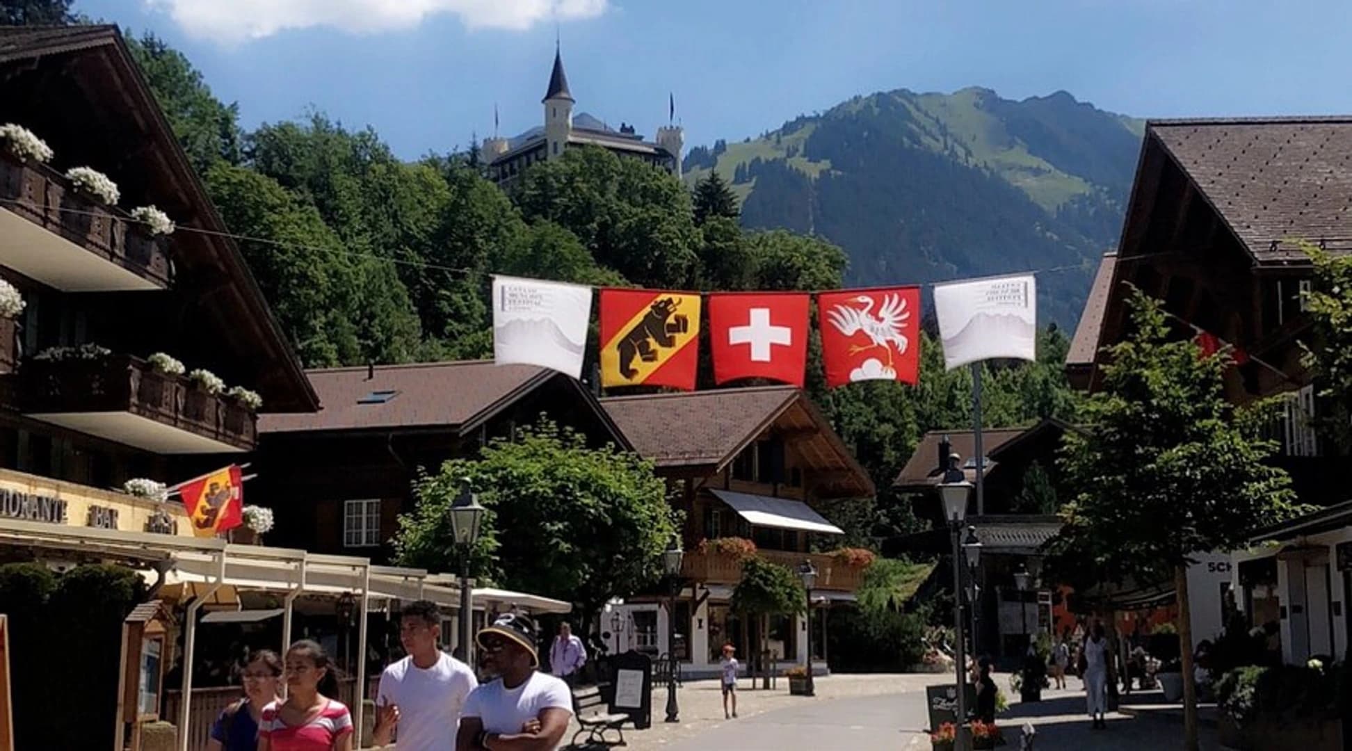 Stroll along the Gstaad Promenade