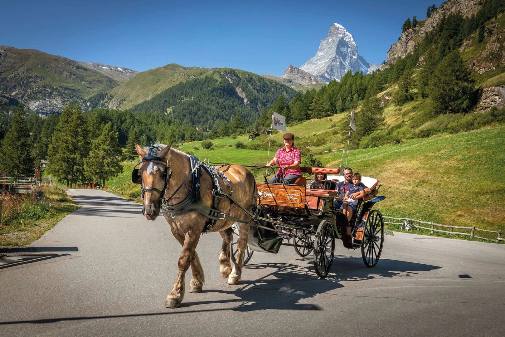 Enjoy a Horse-Drawn Calèche Ride Through Zermatt